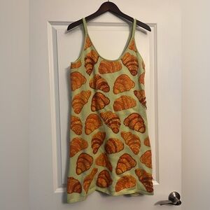 Queen of Sparkles Croissant print tank dress